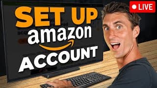 How To Set Up An Amazon Seller Account - Live Tutorial