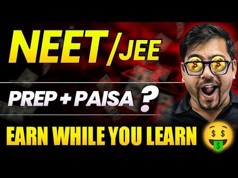 How To Earn While Preparing For Neet & Jee? 💸 | Study Abroad 2025 | Harsh Sir
