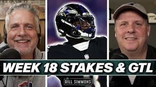 Week 18 Stakes And Guess The Lines With Cousin Sal | The Bill Simmons Podcast