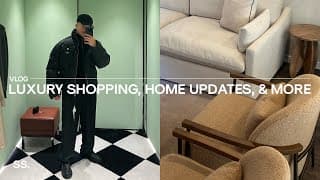 Vlog | Come Luxury Shopping W/ Me, Life Lately In Seattle, & Living Room Makeover!