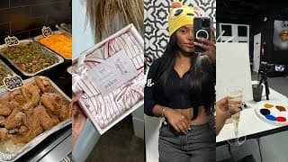 Vlog: Sip N Paint & Friendsgiving With Line Sisters, Walking The Beltline, Target Run, Collabs N Mre