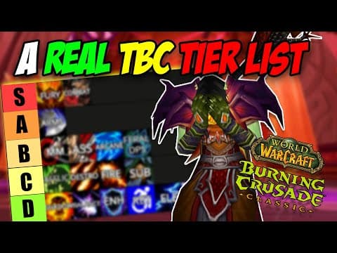 An Actual Tbc Class Tier List! - Full Vod