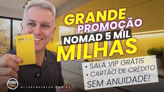 💳ganhe 5.000 Mil Milhas Azul + 1 Ingresso Na Sala Vip Nomad E Ainda Cartão De Crédito Sem Anuidade.