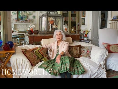 House Tour | Step Inside A Stylish Milan Apartment With A Pink Bedroom And Blue Kitchen