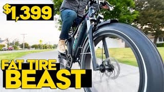 This Fat Tire Cruiser E-bike Is A Beast! | Magicycle Ride And Review
