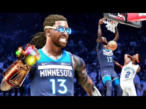 Thanos Poster Dunks Mvp Shai In His Return To My Career! (nba 2k)