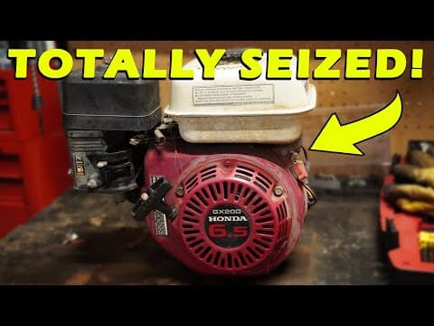 Seized Honda Gx200 Teardown (aliexpress Parts)