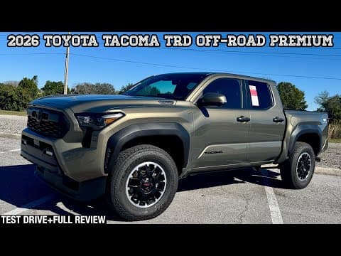 2026 Toyota Tacoma Trd Off-road Premium: Test Drive+full Review