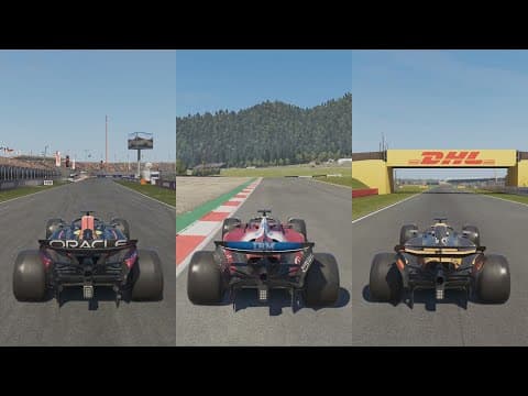 F1 25 - All Reverse Tracks - Silverstone, Zandvoort, Red Bull Ring