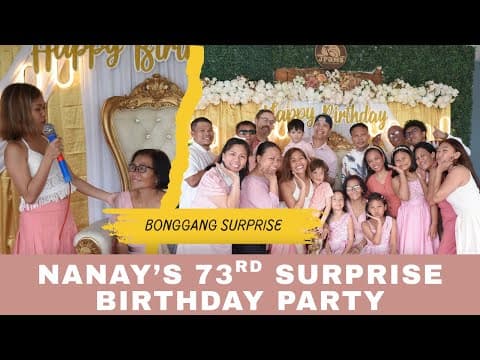 Bonggang Surprise Birthday Celebration Kay Nanay | Filipina Canadian Family | Racz Kelly