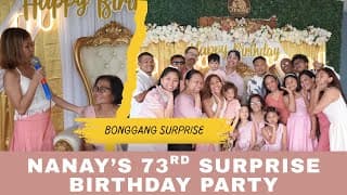Bonggang Surprise Birthday Celebration Kay Nanay | Filipina Canadian Family | Racz Kelly