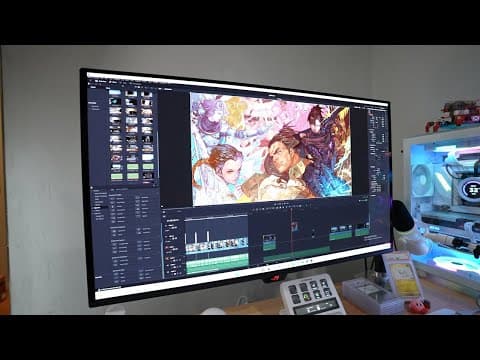 The BEST QD OLED Editing & Gaming Monitor to date - ROG Swift OLED PG32UCDM