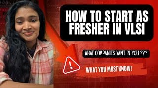 How To Build A Career In Vlsi  As A Fresher @easyelectronics_jobupdates