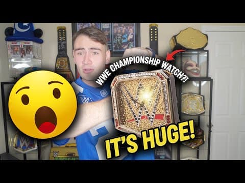 Wwe Made A Title Belt You Can Wear On Your Wrist?!  😂  It's A Watch!! | Shopping On Wweshop!