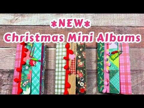 Christmas Mini Album Tutorial🎄💕 Christmas In July 2025