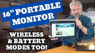 An Extra Screen Anywhere With The Viewsonic Vg1656n 16-inch Portable Monitor