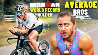 Fastest Ironman On Earth Vs. Average Bros