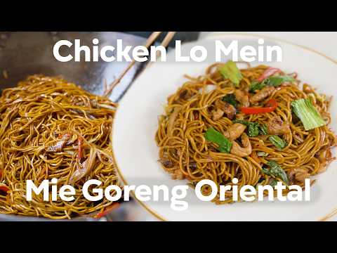 Mie Goreng Ayam Restoran ! Resep Chicken Lo Mein !