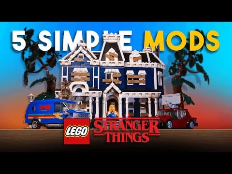5 Simple Mods For Your Lego Stranger Things Creel House Set!