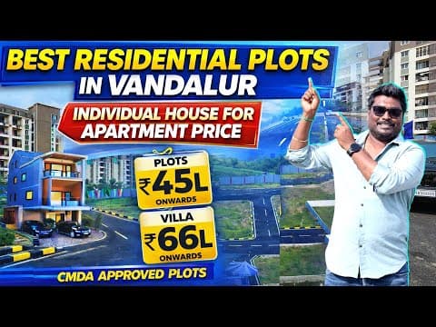 Apartment Price-க்கு Individual Villa 😱 Villa Plot Chennai | Cmda Approved | Best Residential Plots