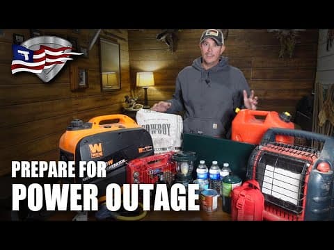Prepare For Power Outage - Winter Storm Emergency Kit