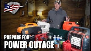 Prepare For Power Outage - Winter Storm Emergency Kit