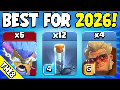 Best Th18 Attack Strategy After 2026 Balance Changes! (clash Of Clans)