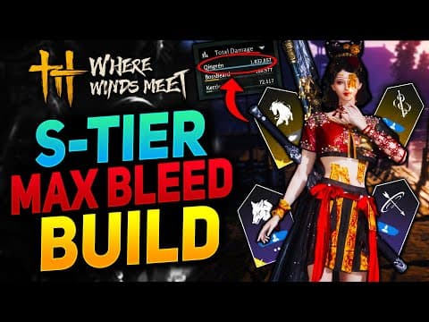 God Tier Strategic Sword/heavenquaker Spear Bleed Build For Max Dps In Where Winds Meet!