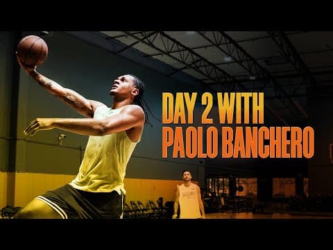 Paolo Banchero Orlando Magic Nba Workout Day 2 🔥 | Jordan Lawley Basketball