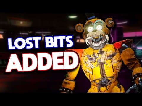 Fnaf Security Breach But Cut Content Is Restored