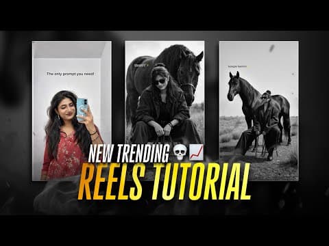 New Instagram Viral Ai Generated Reels Video Editing | Reels Trending Tutorial | Asif Omar
