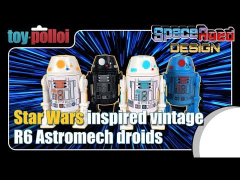 Star Wars R6 Astromech Droids From Space Aged Design - Toy Polloi