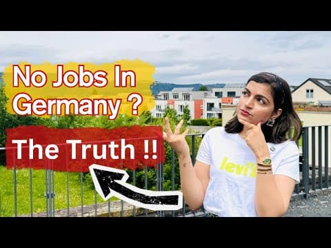 Germany Job Crisis - Why Students & Professionals Are Struggling ? India Vs Germany