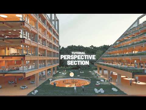 How To Create An Extremely Detailed Perspective Section With D5 Render