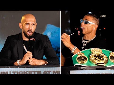 Andrew Tate Vs Chase Demoor (full Press Conference)