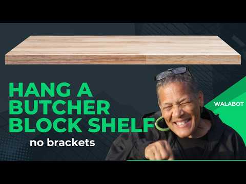 This Shelf Is Amazing//no Brackets Needed!