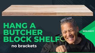 This Shelf Is Amazing//no Brackets Needed!