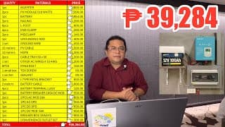 Mura At Quality Na Small Solar Set Up Hybrid Off-grid | Less Than ₱ 40,000