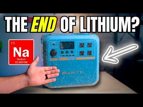 Lithium Is Obsolete! - Enter Sodium Energy Storage