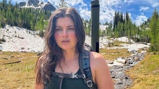 Solo Camping & Hiking To Remote Mountain Lake