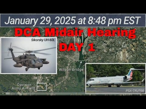 Dca Midair Collision Ntsb Investigative Hearing (day 1)