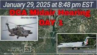 Dca Midair Collision Ntsb Investigative Hearing (day 1)