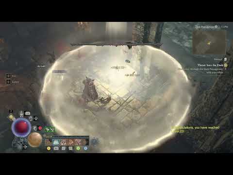 Diablo 4 Paladin Arbitor Find Way Through Dark Passage With Allies