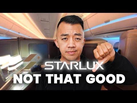 Starlux Business Class Wasn't That Great (here's Why)