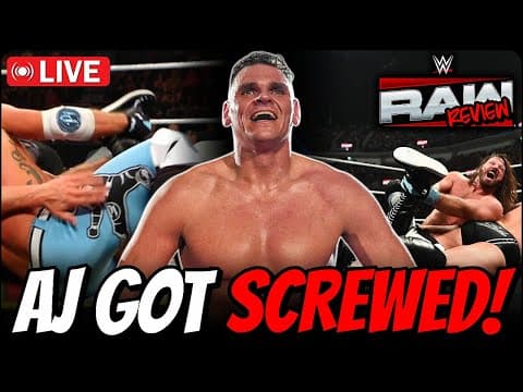 Wwe Raw 1/12/26 Review | Aj Styles Vs Gunther | Bron Breakker Suspended!