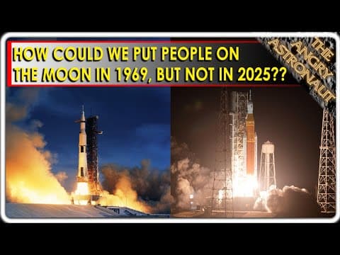 Conspiracy?  How Could Nasa Put People On The Moon In 1969, But Not 2025???