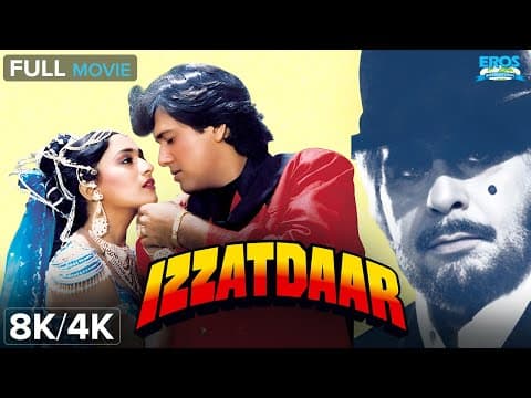 90s Ka Powerful Drama🔥 Izzatdaar Full Movie In 8k/4k Ultra Hd | Dilip Kumar, Govinda, Madhuri Dixit