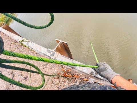 Look What My Enormous Magnet Found Magnet Fishing Deep In The River!!