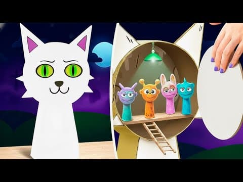 Sprunky House| *top Cardboard Diyl And Mini Crafts*