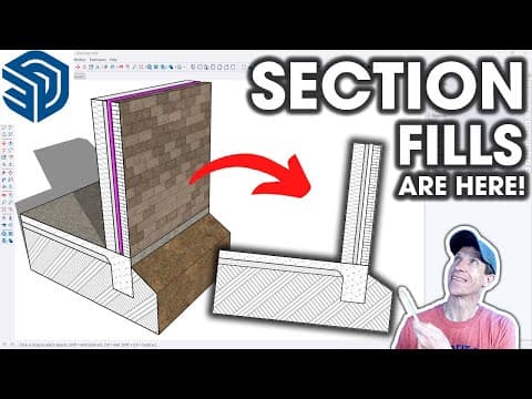 Section Fills For Sketchup Are Here!
